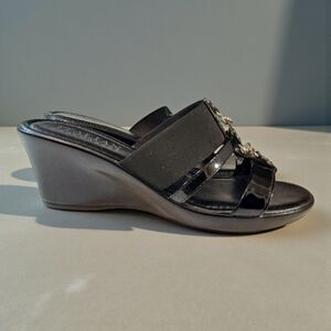 Italian Shoemakers Wedge Heel Sandals - Size 9 1/2